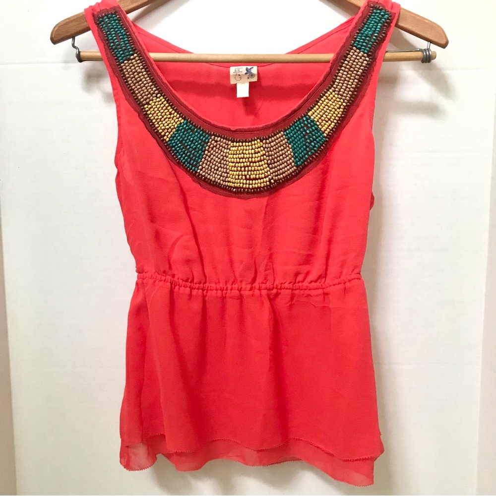 Edme & Esyllte tank from Anthropologie. Size 0, 100% silk.